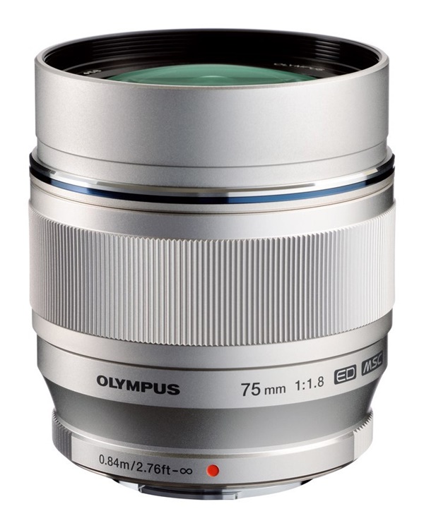 Olympus M.Zuiko Digital ED 75mm/1,8 silber
