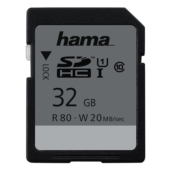 Hama SDHC 32GB C10 UHS-I silver