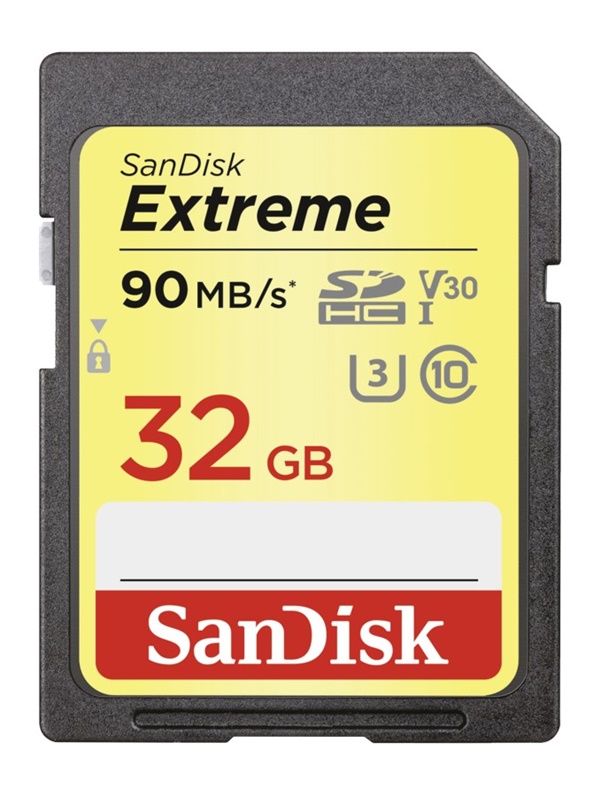 SanDisk SDHC 32GB UHS-I U3 V30 Class 10