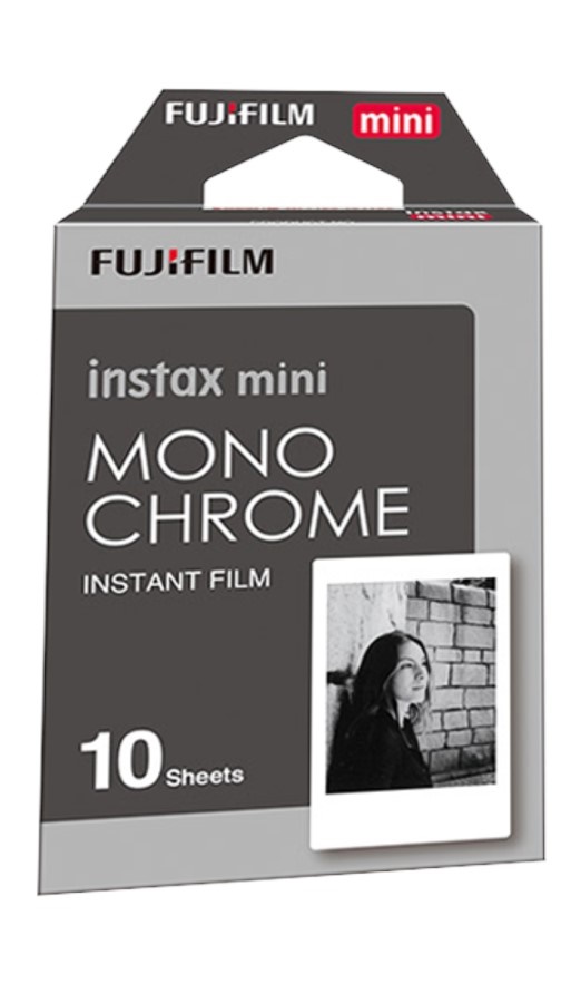 Fujifilm Instax Mini Monochrom Sofortbildfilm
