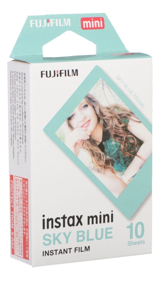 Fujifilm Instax Mini Blue Frame Sofortbildfilm