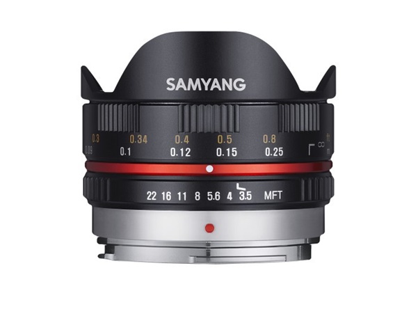 Samyang MF 7,5mm/3.5 Fisheye MFT schwarz