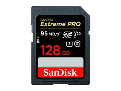 SanDisk ExtremePro SDXC 128GB 95MB/sek