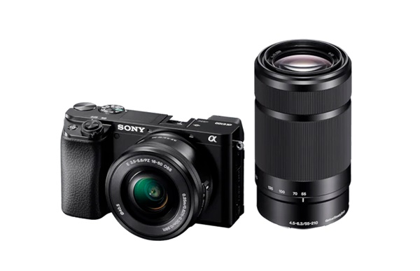 Sony Alpha 6100 schwarz + SEL PZ 16-50mm+SEL 55-210mm