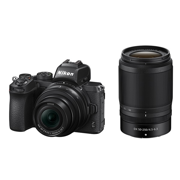 Nikon Mietprodukt | Z50 + 16-50mm + 50-250mm + Adapter | Tagesmietpreis