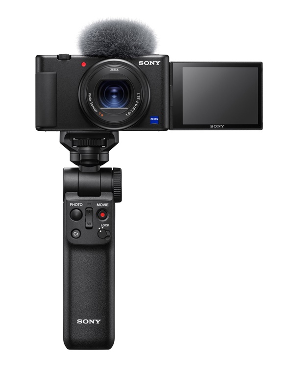 Sony ZV-1 Vlogging Kamera + Bluetooth-Griff GP-VPT2BT