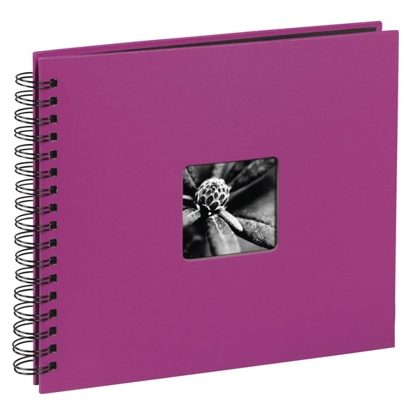 Hama Spiral-Album "Fine Art", 36 x 32 cm, 50 schwarze Seiten, Pink