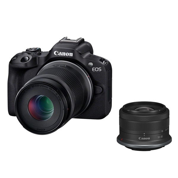 Canon EOS R50 + RF-S 18-45mm/4,5-6,3 IS STM + RF-S 55-210mm/5-7,1 IS STM