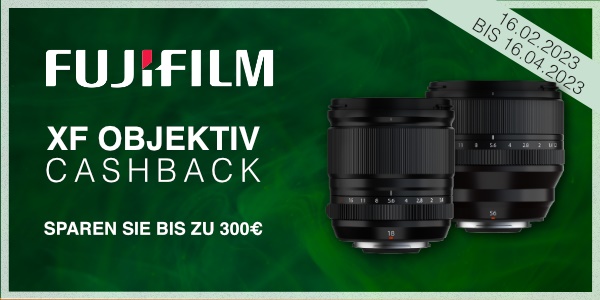 Fujifilm XF Objektiv Cashback