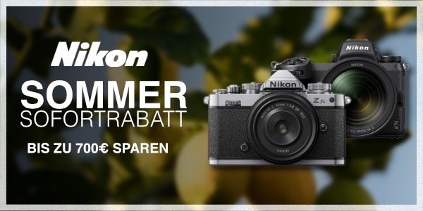 Nikon Sommer Sofortrabattaktion