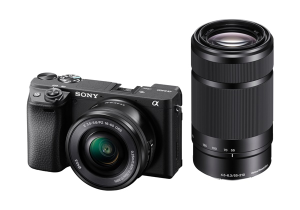 Sony alpha 6400 schwarz + SEL 16-50mm PZ + SEL 55-210mm