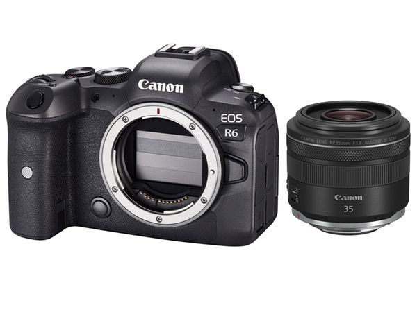 Canon EOS R6 Gehäuse + RF 35mm/1,8 Macro IS STM