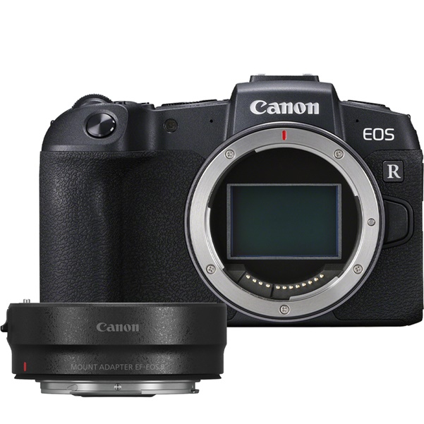 Canon EOS RP + EF-EOS R Bajonettadapter