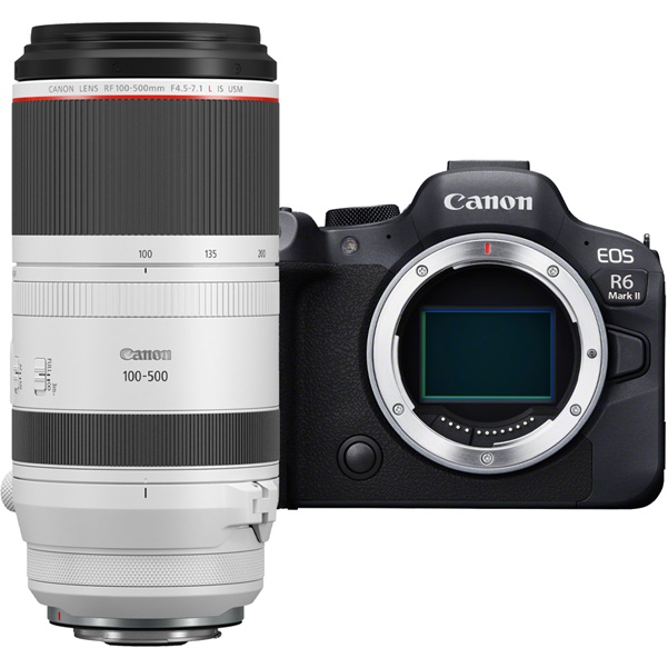 Canon EOS R6 Mark II + RF 100-500mm/4,5-7,1 L USM | abzgl. 550€ Cashback