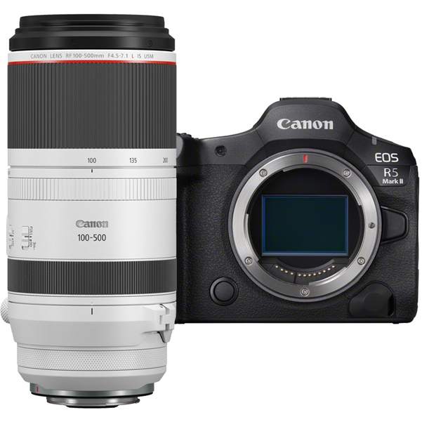 Canon EOS R5 II + RF 100-500mm/4,5-7,1 L IS USM | abzgl. 250€ Cashback